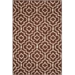 Product Image of Contemporary / Modern Dark Brown, Ivory (H) Area-Rugs