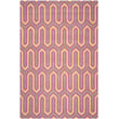 Product Image of Contemporary / Modern Fuchsia, Grey (F) Area-Rugs