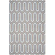 Product Image of Contemporary / Modern Navy, Grey (M) Area-Rugs