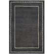 Product Image of Contemporary / Modern Dark Grey, Ivory (X) Area-Rugs