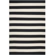 Product Image of Striped Black, White (D) Area-Rugs