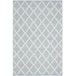 Product Image of Contemporary / Modern Light Blue, Ivory (B) Area-Rugs