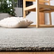 Safavieh Himalaya HIM-311 Grey (D) rug in wool, hand-hooked design featuring grey and ivory hues, showcasing detailed texture.