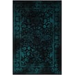 Product Image of Vintage / Overdyed Black, Teal (K) Area-Rugs