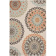 Product Image of Contemporary / Modern Cream, Terracotta (0715) Area-Rugs