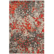 Product Image of Contemporary / Modern Grey, Orange (H) Area-Rugs