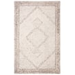 Safavieh Abstract ABT-345 Ivory Grey rug, featuring a modern hand-tufted design with subtle shades, ideal for elegant indoor spaces.