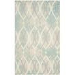 Product Image of Contemporary / Modern Green, Ivory Grey (Q) Area-Rugs