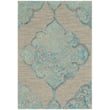 Product Image of Contemporary / Modern Grey, Turquoise (C) Area-Rugs