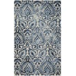 Product Image of Contemporary / Modern Royal Blue, Beige (K) Area-Rugs