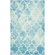 Product Image of Contemporary / Modern Turquoise, Ivory (D) Area-Rugs