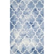 Product Image of Contemporary / Modern Safavieh &middot; Dip Dye &middot; DDY-535 &middot; Blue, Ivory (K) Area-Rugs