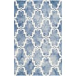 Product Image of Contemporary / Modern Safavieh &middot; Dip Dye &middot; DDY-536 &middot; Blue, Ivory (K) Area-Rugs