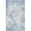 Product Image of Contemporary / Modern Blue, Ivory (K) Area-Rugs