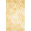 Product Image of Contemporary / Modern Safavieh &middot; Dip Dye &middot; DDY-539 &middot; Gold, Ivory (H) Area-Rugs