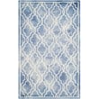 Product Image of Contemporary / Modern Safavieh &middot; Dip Dye &middot; DDY-539 &middot; Blue, Ivory (K) Area-Rugs