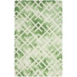 Product Image of Contemporary / Modern Green, Ivory (Q) Area-Rugs