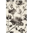 Product Image of Floral / Botanical Ivory, Charcoal (D) Area-Rugs