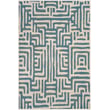 Product Image of Contemporary / Modern Ivory, Light Blue (C) Area-Rugs