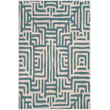 Product Image of Contemporary / Modern Safavieh &middot; Amsterdam &middot; AMS-106 &middot; Ivory, Light Blue (C) Area-Rugs