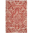 Product Image of Contemporary / Modern Safavieh &middot; Amsterdam &middot; AMS-106 &middot; Ivory, Terracotta (B) Area-Rugs