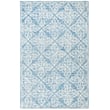 Product Image of Contemporary / Modern Safavieh &middot; Micro Loop &middot; MLP-515 &middot; Blue, Ivory (M) Area-Rugs