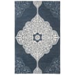 Product Image of Contemporary / Modern Grey, Navy (F) Area-Rugs