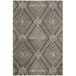 Product Image of Geometric Charcoal, Ivory Area-Rugs