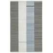 Product Image of Contemporary / Modern Lauren by Ralph Lauren &middot; Aryn Stripe &middot; LRL7310 &middot; Slate, Black, Cream (C) Area-Rugs