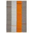 Product Image of Contemporary / Modern Orange, Black, Light Grey (A) Area-Rugs
