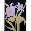 Product Image of Floral / Botanical Black, Purple (B) Area-Rugs