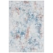 Product Image of Contemporary / Modern Light Blue, Ivory (M) Area-Rugs