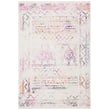 Product Image of Moroccan Safavieh &middot; Tulum &middot; TUL-268 &middot; Ivory, Fuchsia (E) Area-Rugs