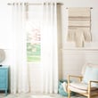 Product Image of Contemporary / Modern White (WDT-1048A) Curtains