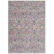 Lauren by Ralph Lauren Kempton LRL-1402 rug in grey, blue, and rust, showcasing intricate patterns in a contemporary home setting.