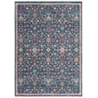 Lauren by Ralph Lauren Kempton LRL-1402 Navy, Ivory rug; features a classic floral design; ideal for elegant living room settings.