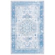 Product Image of Traditional / Oriental White, Blue, Silver (B) Area-Rugs