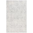 Hand-tufted Safavieh Ebony EBN-101 rug in grey and ivory, featuring an elegant floral pattern, ideal for enhancing living spaces.