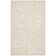 Martha Stewart Rugs Hand-Tufted MSR-3527 Ivory Beige rug, showcasing elegant design in a modern setting, perfect for cozy interiors.