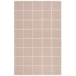Martha Stewart Rugs Hand-Tufted 300 MSR-3363 in beige and ivory, showcasing elegant geometric patterns for a modern home decor setting.