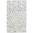 Lauren by Ralph Lauren Olivier LRL-6935 Grey, Ivory (F) hand-tufted rug showcases elegant grey and ivory patterns in a modern setting.