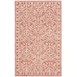 Hand-tufted Lauren by Ralph Lauren Olivier LRL-6935 rug in rust and ivory tones, showcasing elegant texture and design.