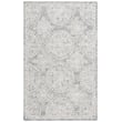 Lauren by Ralph Lauren Hand-Tufted Rug 6900 LRL-6936 in grey and ivory displayed on a modern wooden floor setting.