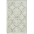 Lauren by Ralph Lauren Hand-Tufted Rug 6900 LRL-6936 in Sage and Ivory, featuring elegant floral patterns perfect for a cozy living room.