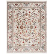 Lauren by Ralph Lauren Power-Loomed 1100 LRL-1107 rug in ivory and rust, showcasing intricate patterns with a classic, elegant design.