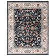 Lauren by Ralph Lauren Power-Loomed 1100 LRL-1107 navy and ivory rug showcasing a timeless design perfect for elegant living spaces.
