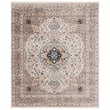Lauren by Ralph Lauren Power-Loomed Rug 1100 LRL-1120 in ivory and grey, showcasing elegant patterns, ideal for modern interiors.