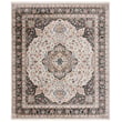 Lauren by Ralph Lauren Power-Loomed Rug in Ivory and Navy, featuring an intricate pattern, perfect for enhancing modern home decor.