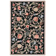 Product Image of Floral / Botanical Safavieh &middot; Chelsea &middot; HK-248 &middot; Black, Green (B) Area-Rugs