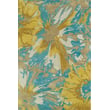 Product Image of Contemporary / Modern Gold, Turquoise, Light Brown (05) Area-Rugs